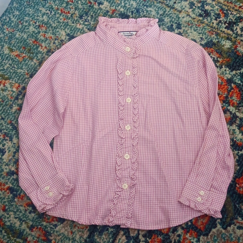 Hartstrings classic checked button-up shirt
